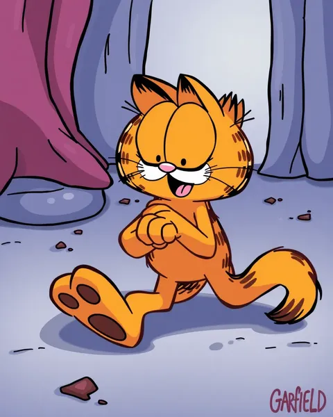 Imágenes de Garfield de dibujos animados para amantes del arte