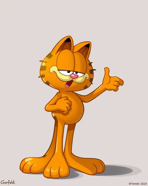 Imágenes de Garfield de dibujos animados para diversión y entretenimiento