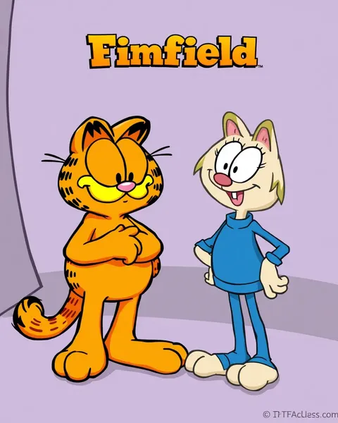 Imágenes de Garfield de dibujos animados para uso en escritorio