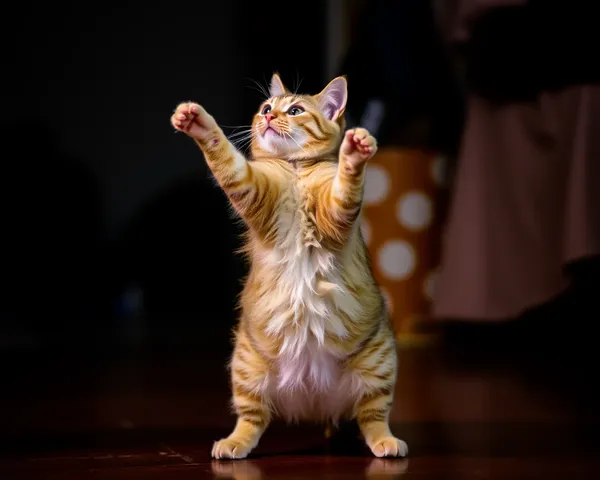 Imágenes de Gatos Bailando Celebran la Libertad Felina