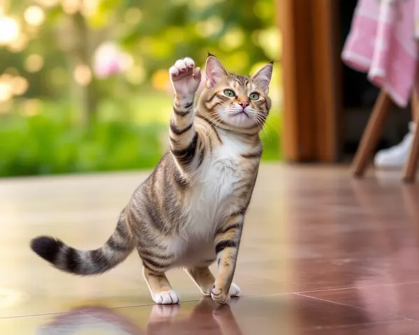 Imágenes de Gatos Bailando en Armonía con la Naturaleza