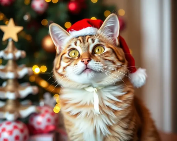 Imágenes de Gatos Divertidos en Navidad Son Muy Divertidas