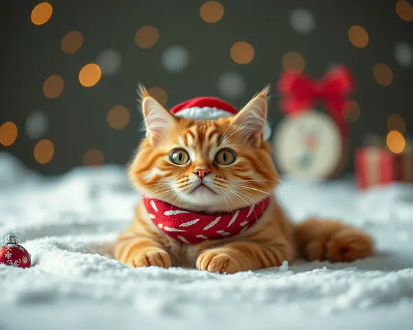 Imágenes de Gatos Divertidos en Navidad Son Muy Divertidas