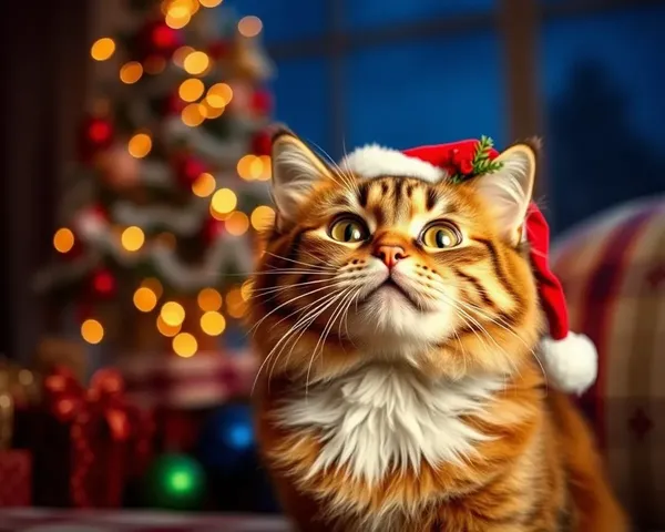 Imágenes de Gatos Divertidos en Navidad son Muy Entretenidas