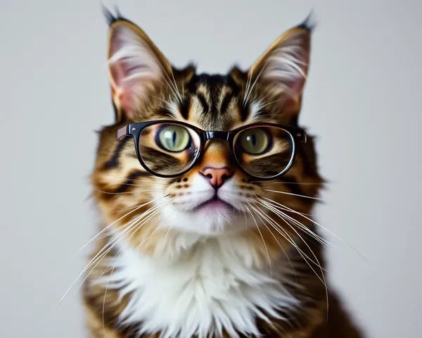 Imágenes de Gatos Lindo con Gafas para Compartir