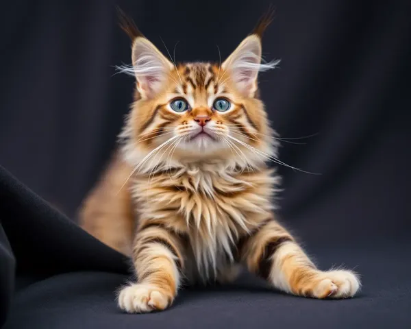 Imágenes de Gatos Maine Coon Kitten: Saltos y Cariñosos en Galore