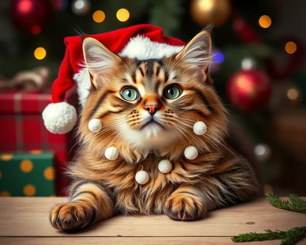 Imágenes de Gatos Navideños Divertidos para Llenar de Alegría Tu Hogar