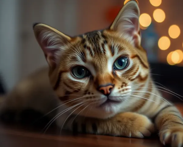 Imágenes de Gatos con Buenas Noches y Saltos Jocosos