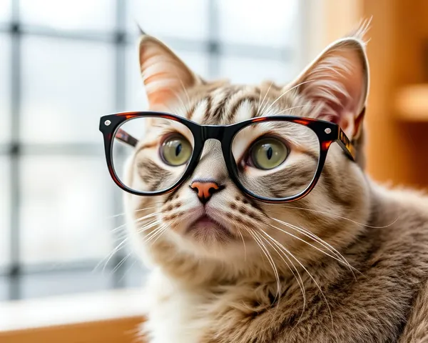 Imágenes de Gatos con Gafas para Amantes de los Gatos