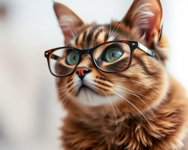 Imágenes de Gatos con Gafas para Entretenimiento