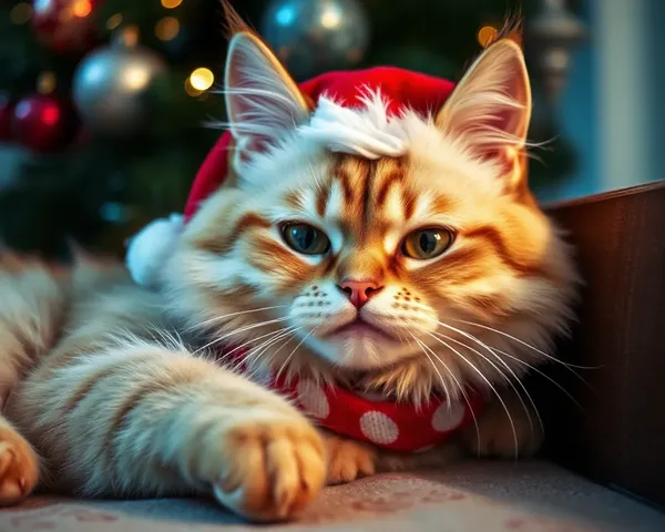 Imágenes de Gatos de Navidad Divertidas para Hacer Que te Rías