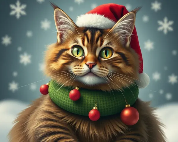 Imágenes de Gatos de Navidad Divertidas para una Temporada de Vacaciones Alegre