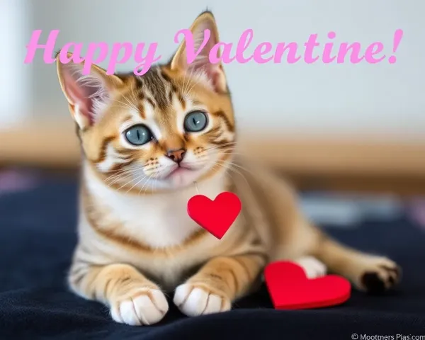 Imágenes de Gatos para el Día de San Valentín para Diversión Feline