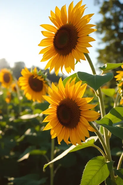 Imágenes de Girasol Hermosas para un Saludo de Buen Día