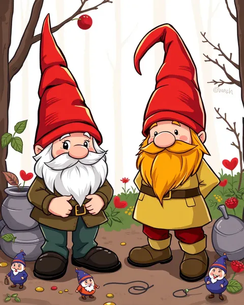 Imágenes de Gnome de Cartón: Ilustraciones Encantadoras Descubiertas