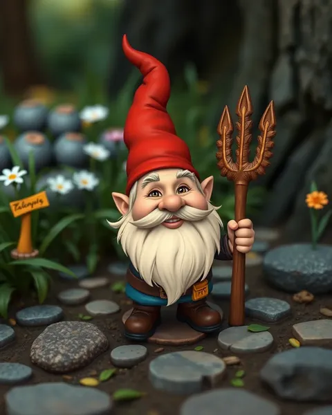 Imágenes de Gnomos de Cartón: Ilustraciones Jocosas de Gnomos en la Naturaleza