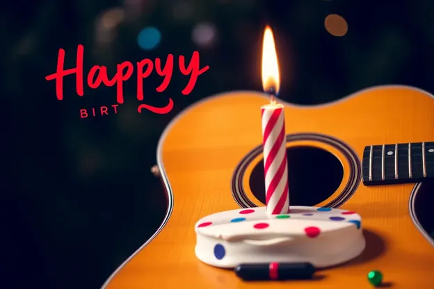 Imágenes de Guitarra Feliz de Cumpleaños para Festival de Música