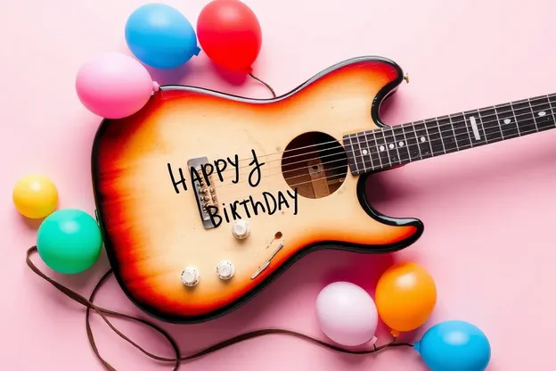 Imágenes de Guitarra para Fiestas de Cumpleaños de Músicos