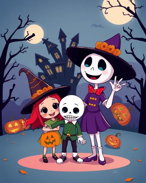 Imágenes de Halloween de dibujos animados: creaciones fantásticas abundan