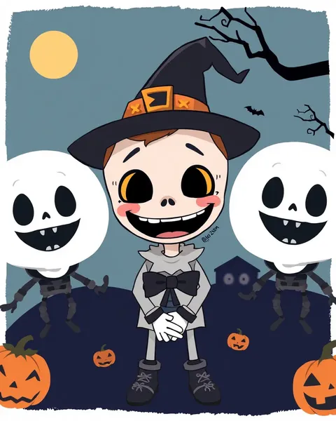 Imágenes de Halloween de dibujos animados: divertido y espeluznante