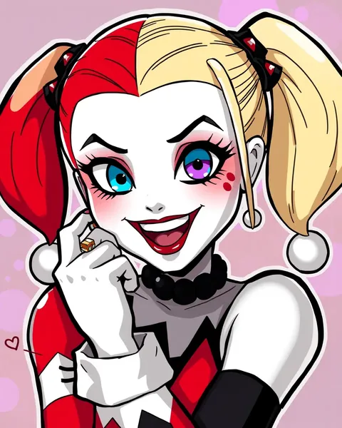 Imágenes de Harley Quinn de Cartoon para Expresión Artística