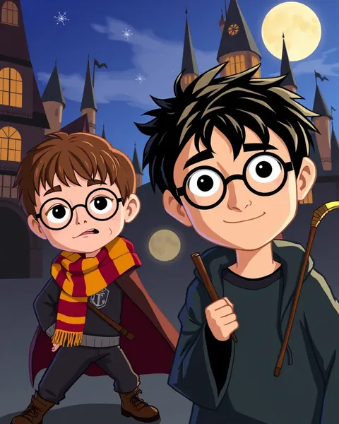 Imágenes de Harry Potter para descargar en formato de cartoon