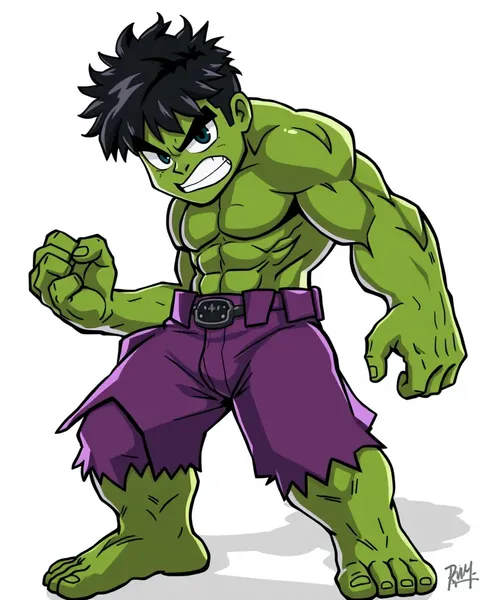 Imágenes de Hulk de Cartoon para Entretenimiento Infantil