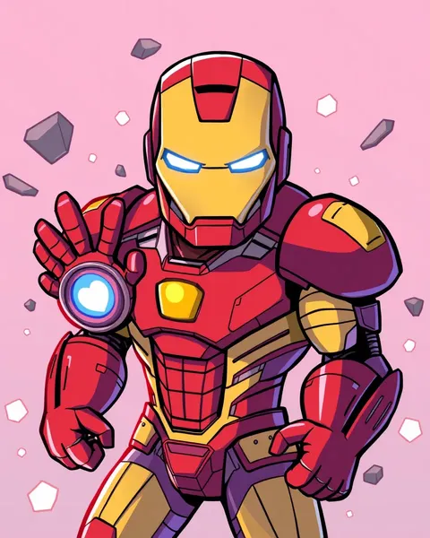 Imágenes de Iron Man de dibujos animados gratuitas para descargar