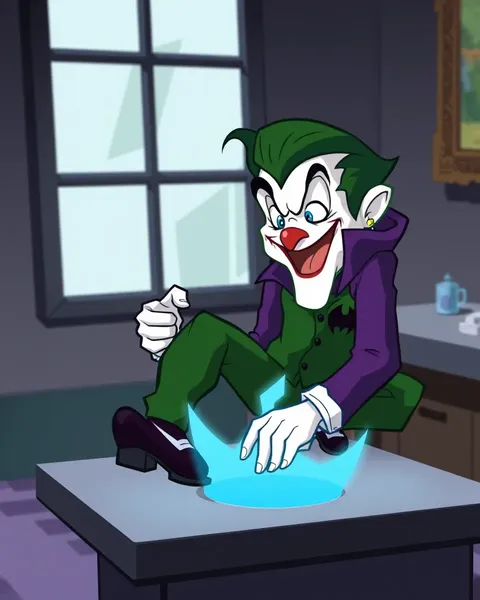 Imágenes de Joker de Cartoons: El Archenemigo de Batman en Forma Colorida