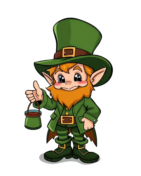 Imágenes de Leprechaun de Dibujos Animados Atractivas para Niños