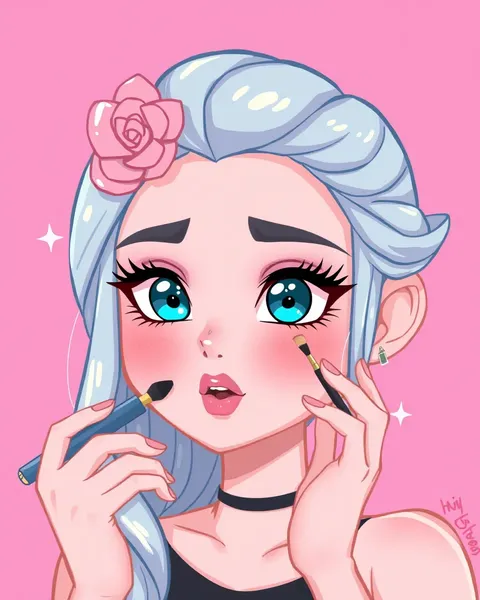 Imágenes de Maquillaje de Dibujos Animados para Mundo Whimsical