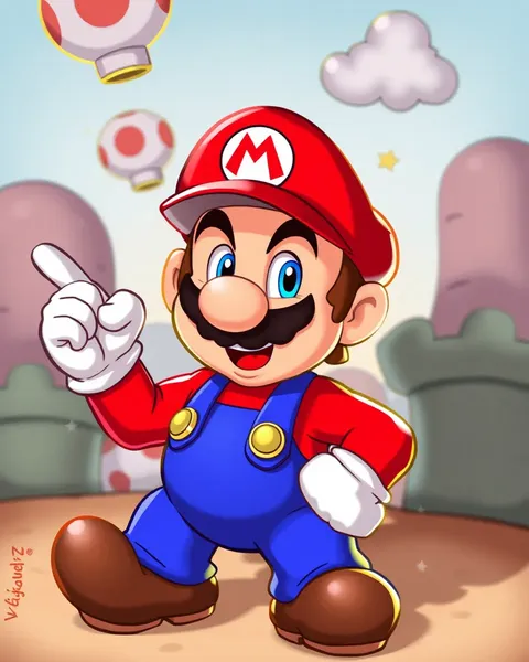 Imágenes de Mario de cartoon para amantes del arte