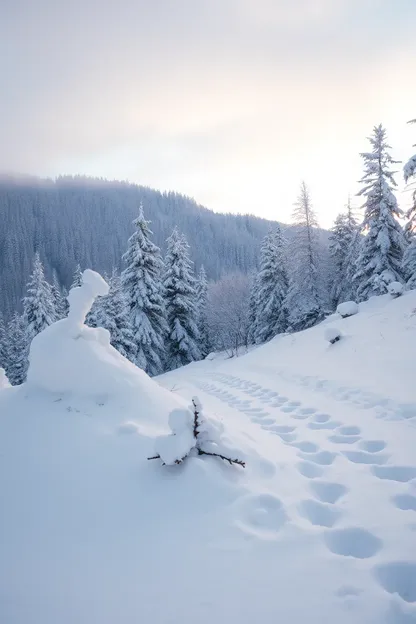 Imágenes de Mañana de Nieve Imágenes de la Naturaleza de Invierno