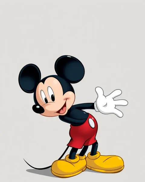 Imágenes de Mickey Mouse de Cartoon Clásico Presentación