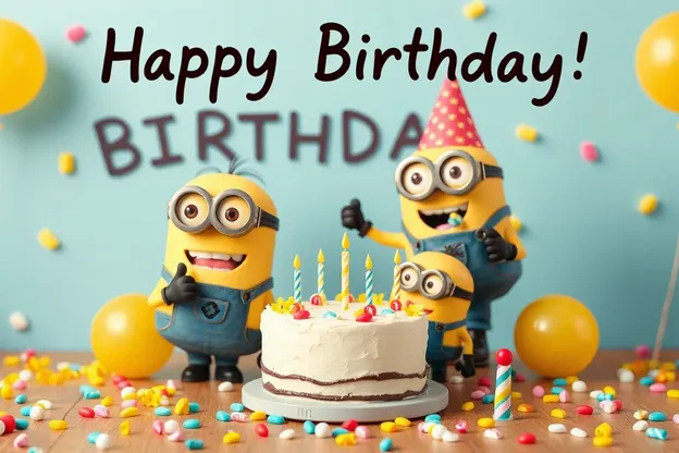 Imágenes de Minions de Cumpleaños para Celebrar la Ocasión