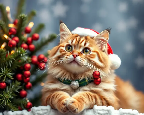 Imágenes de Navidad de gatos divertidas son tan entretenidas