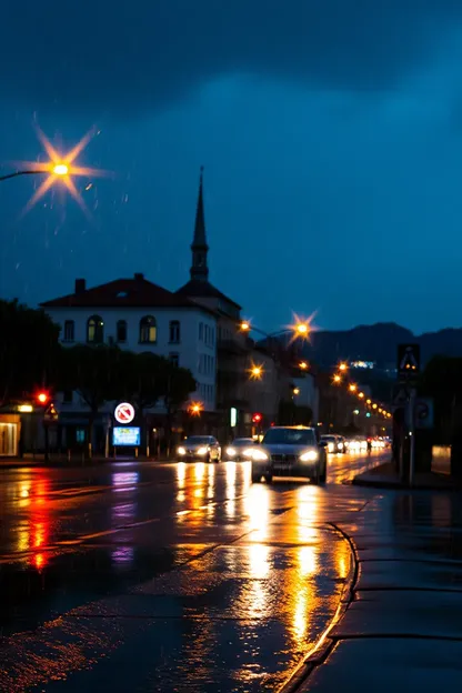 Imágenes de Noche Lluviosa: Tomos Sombríos y Atmosféricos para Inspirar