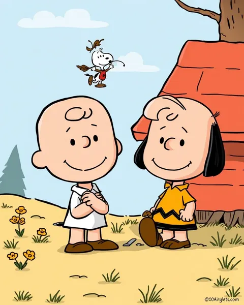 Imágenes de Peanuts para ilustraciones coloridas diarias