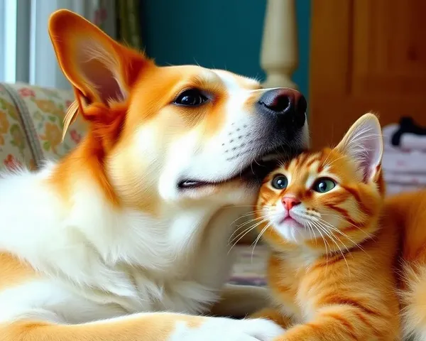 Imágenes de Perro y Gato Momentos Divertidos y Conmovedores Compartidos