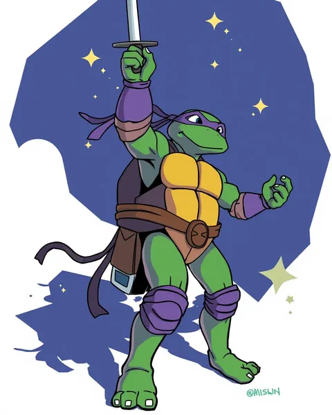 Imágenes de Personajes de Cartones de TMNT