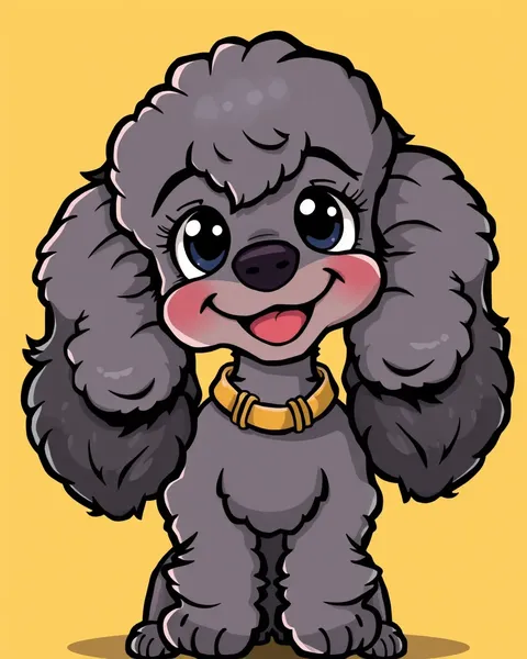 Imágenes de Poodle de Cartones para Inspiración Artística