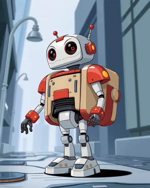 Imágenes de Robot de Cartoon para la Imaginación