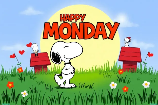 Imágenes de Snoopy para un Día Brillante y Lunes Feliz