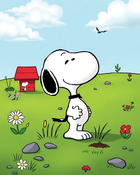 Imágenes de Snoopy que representan sus muchos alter egos