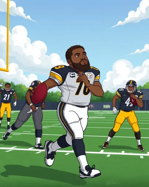 Imágenes de Steelers de cartoon para entretenimiento infantil