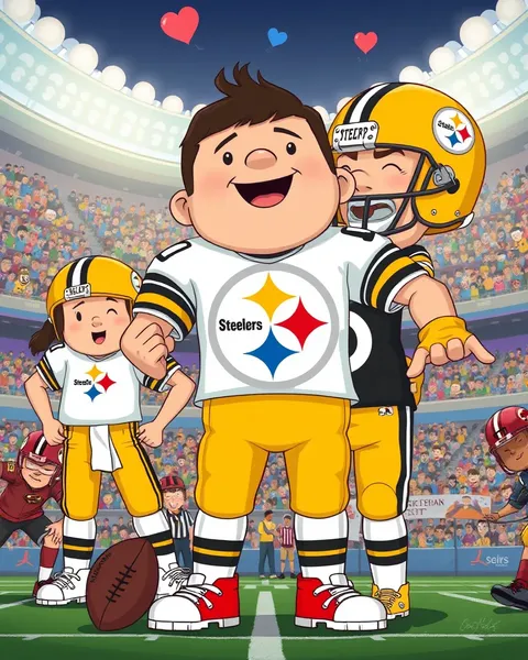 Imágenes de Steelers de cartoon para mentes creativas