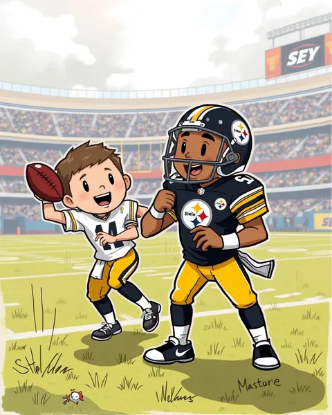 Imágenes de Steelers de dibujos animados para el deleite de los niños