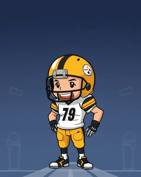 Imágenes de Steelers de dibujos animados para fondo de escritorio