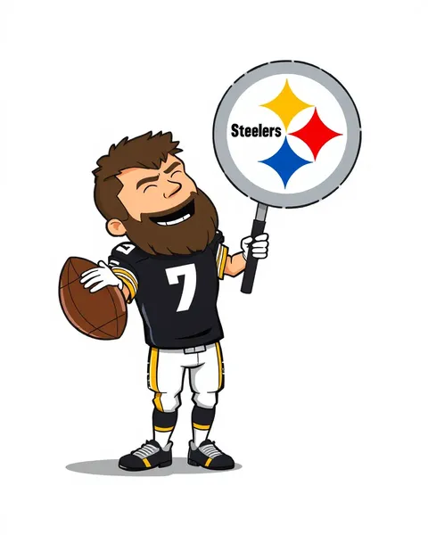 Imágenes de Steelers de dibujos para coleccionista