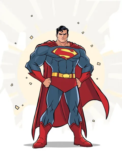 Imágenes de Superman de cartoon para niños y fanáticos